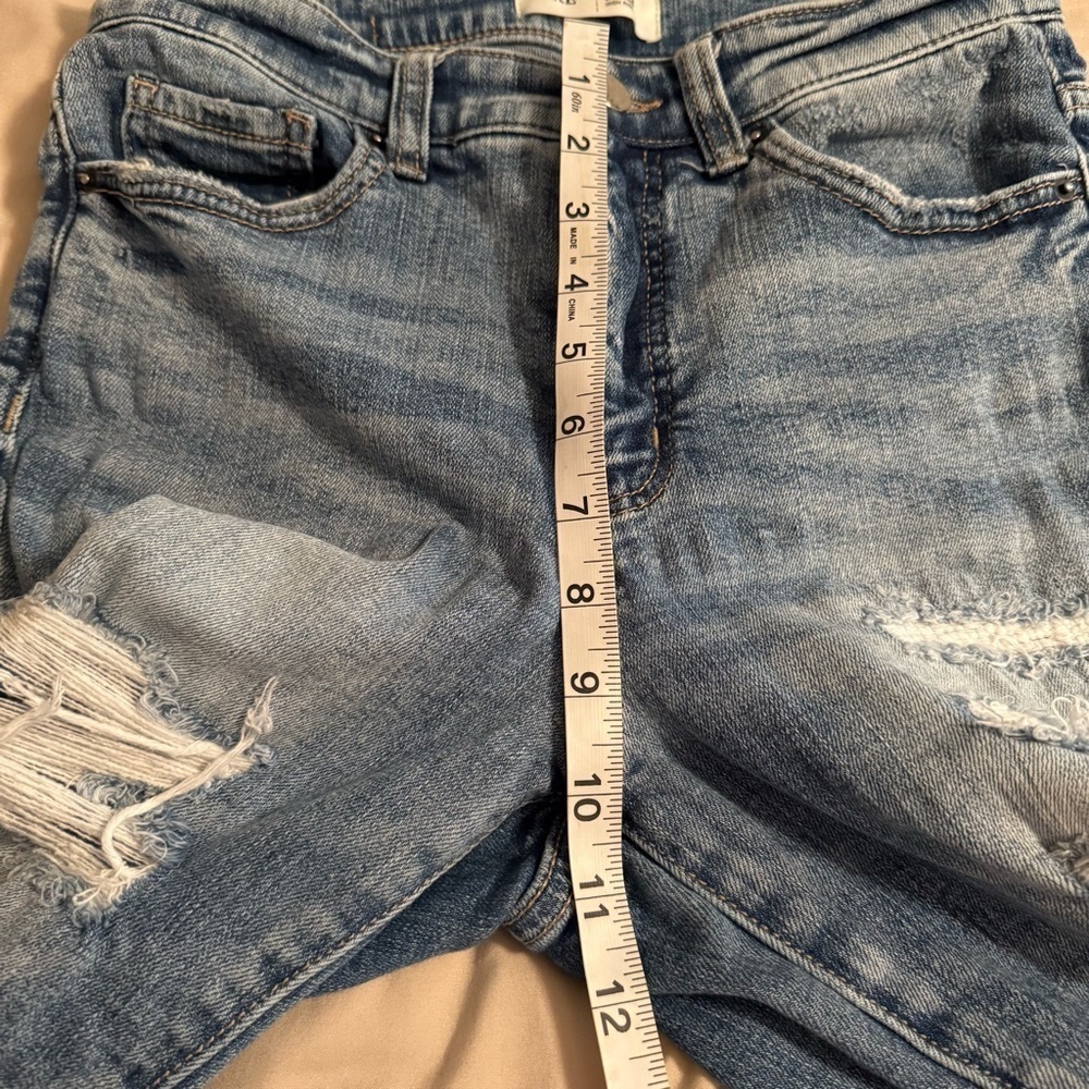BKE Denim Buckle Parker Universal Fit High Rise Distressed Jeans Womens Size 26 - Picture 10 of 11